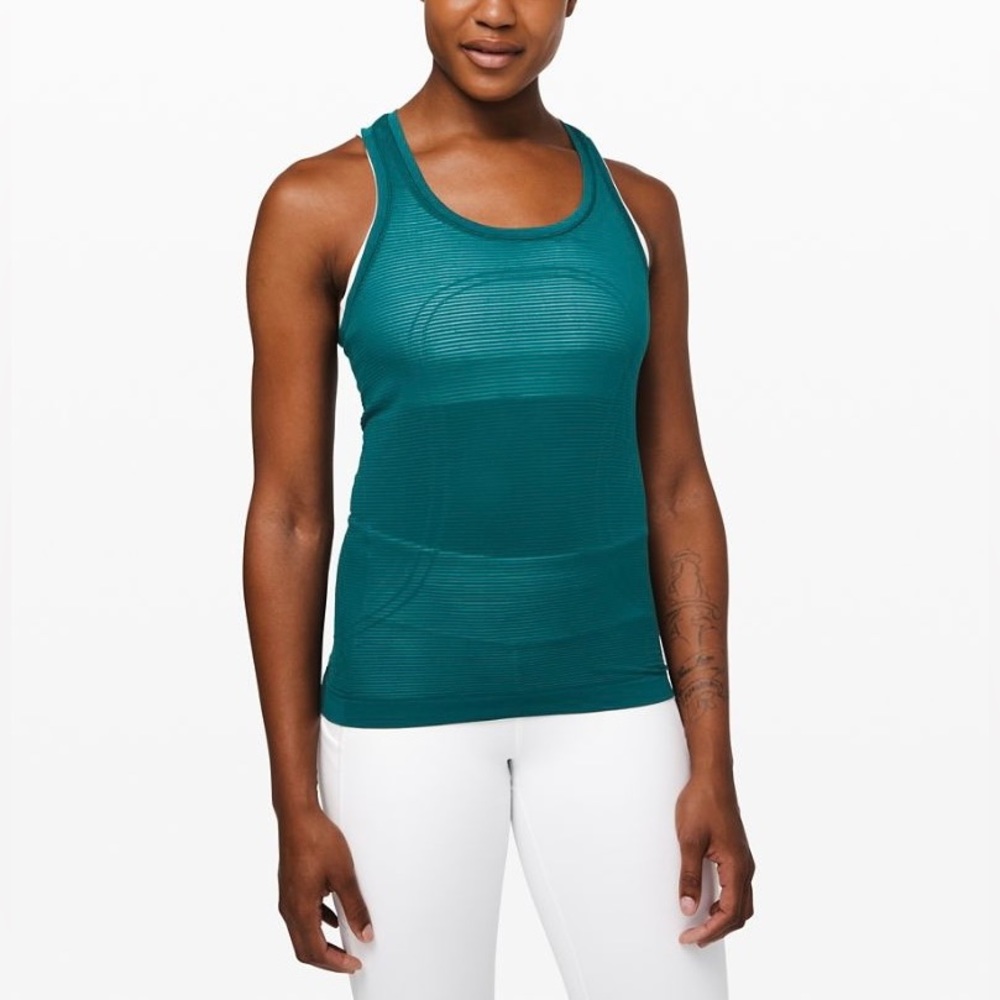 Lululemon Swiftly Speed Racerback Sheer Stripe